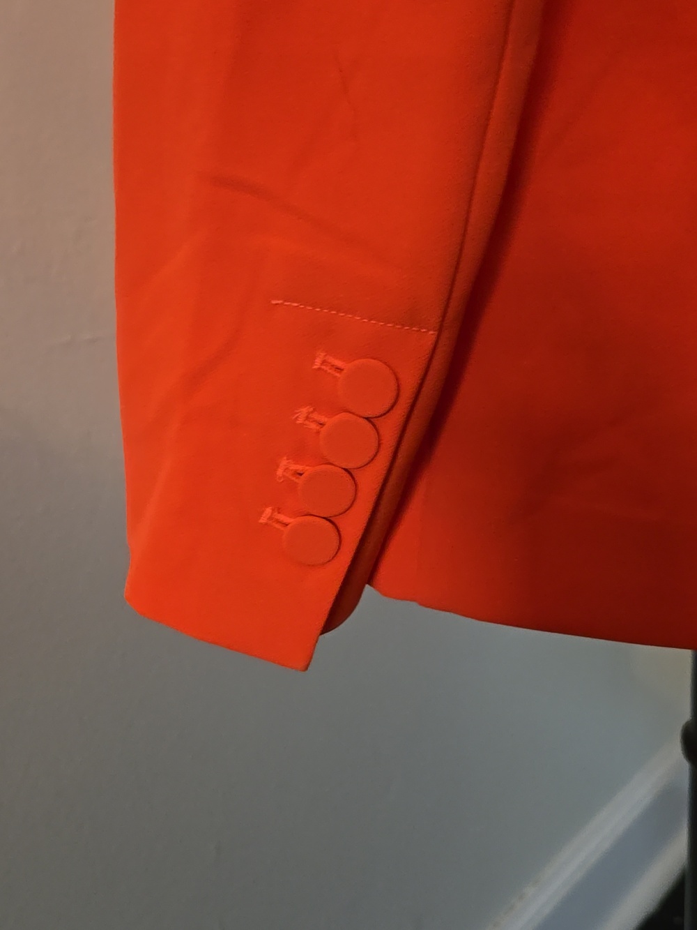 Generation Love Bright Orange Single-Button Blazer Jacket - Picture 6 of 10